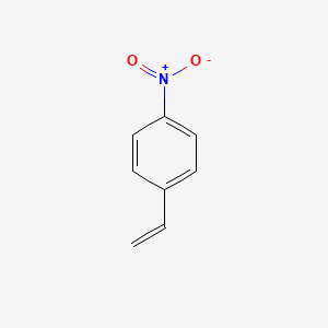Chemical structure of 4-Nitrostyrene (stabilized with TBC)