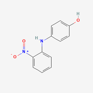 Chemical structure of 4-(2-Nitroanilino)phenol