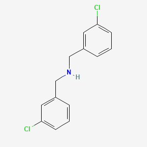 Chemical structure of N,N-Bis(3-chlorobenzyl)amine