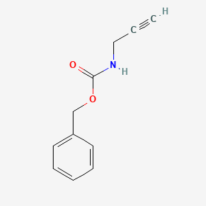 Chemical structure of N-Carbobenzoxypropargylamine
