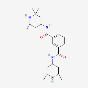 Chemical structure of N1,N3-Bis(2,2,6,6-tetramethylpiperidin-4-yl)isophthalamide