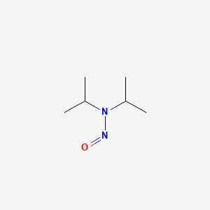 Chemical structure of N-Nitrosodiisopropylamine