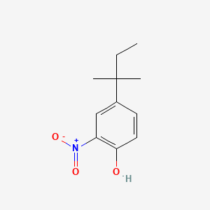 Chemical structure of 2-Nitro-4-(tert-pentyl)phenol