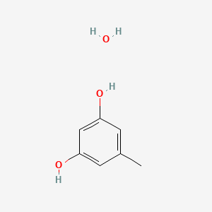 Chemical structure of Orcinol monohydrate