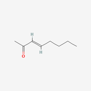 Chemical structure of 3-Octen-2-one