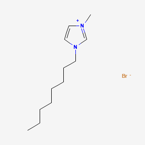 Chemical structure of 1-Octyl-3-methylimidazolium Bromide