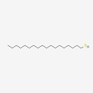 Chemical structure of 1-Octadecanethiol