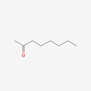 Chemical structure of 2-Octanone