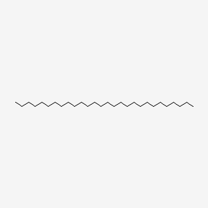 Chemical structure of Octacosane