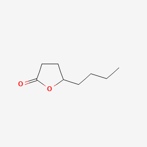Chemical structure of γ-Octalactone