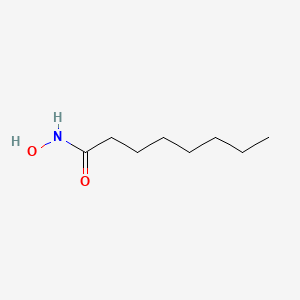 Chemical structure of Octanohydroxamic Acid