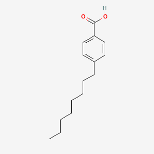 Chemical structure of 4-Octylbenzoic acid