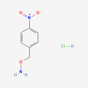Chemical structure of O-4-Nitrobenzylhydroxylamine Hydrochloride