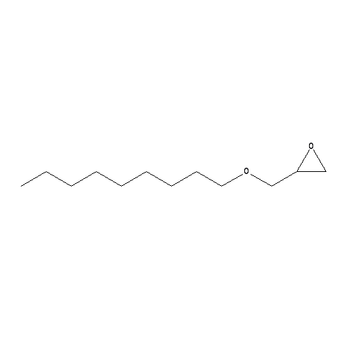 Chemical structure of Octyl/decyl glycidyl ether