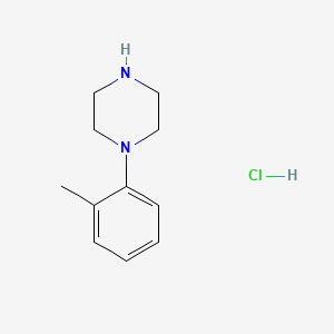 Chemical structure of 1-(o-Tolyl)piperazine Hydrochloride