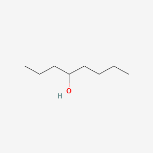 Chemical structure of 4-Octanol