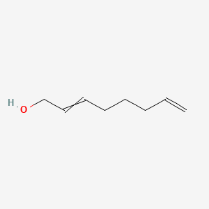Chemical structure of 2,7-Octadien-1-ol