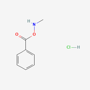 Chemical structure of O-Benzoyl-N-methylhydroxylamine Hydrochloride