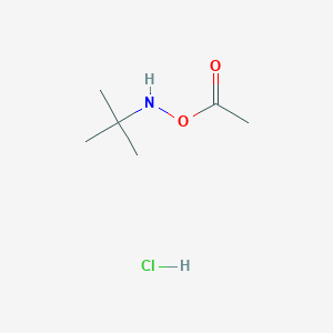 Chemical structure of O-Acetyl-N-tert-butylhydroxylamine Hydrochloride