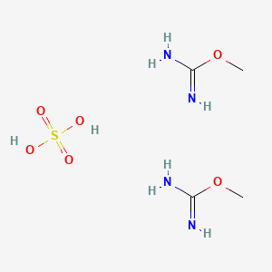 Chemical structure of O-Methylisourea Sulfate