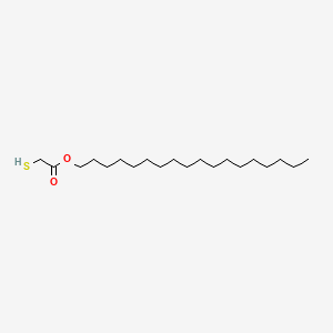 Chemical structure of Stearyl thioglycolate