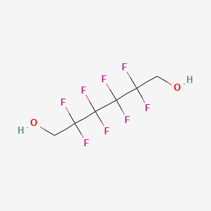 Chemical structure of 2,2,3,3,4,4,5,5-Octafluoro-1,6-hexanediol