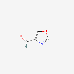 Chemical structure of 4-Oxazolecarboxaldehyde
