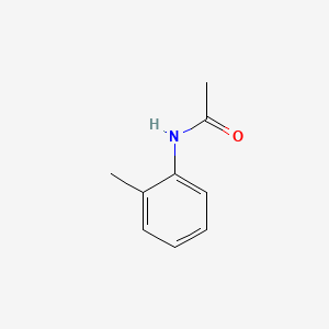 Chemical structure of o-Acetotoluidine
