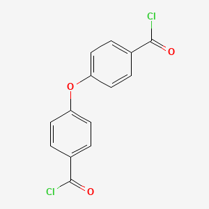 Chemical structure of 4,4'-Oxybis(benzoyl Chloride)