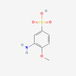 Chemical structure of o-Anisidine-5-sulfonic Acid
