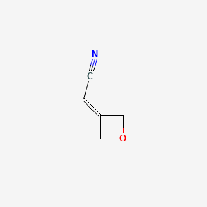 Chemical structure of 2-(3-Oxetanylidene)acetonitrile
