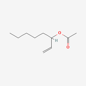 Chemical structure of 1-Octen-3-yl acetate