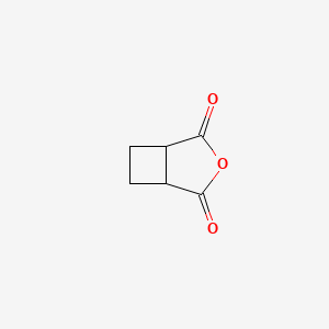 Chemical structure of Cyclobutane-1,2-dicarboxylic anhydride