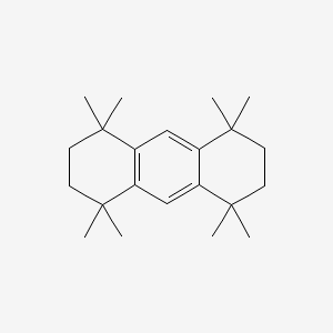 Chemical structure of 1,1,4,4,5,5,8,8-Octamethyl-2,3,6,7-tetrahydroanthracene