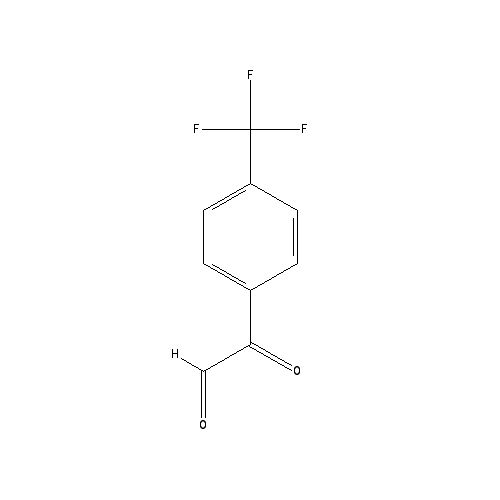 Chemical structure of 2-Oxo-2-(4-(trifluoromethyl)phenyl)acetaldehyde hydrate