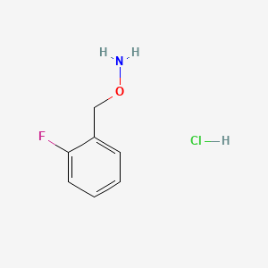 Chemical structure of O-(2-Fluorobenzyl)hydroxylamine hydrochloride
