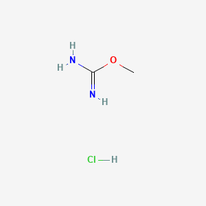 Chemical structure of O-Methylisourea hydrochloride