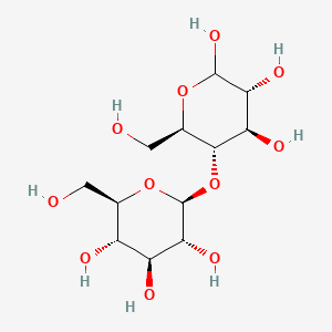 Chemical structure of 4-O-(b-D-Mannopyranosyl)-D-glucose