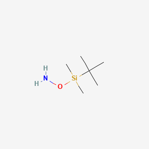 Chemical structure of O-(tert-Butyldimethylsilyl)hydroxylamine