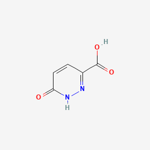 Chemical structure of 6-Oxo-1,6-dihydro-pyridazine-3-carboxylic acid
