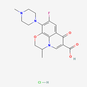 Chemical structure of Ofloxacin Hydrochloride