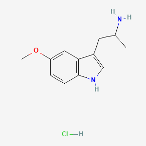 Chemical structure of α,O-Dimethyl Serotonin Hydrochloride