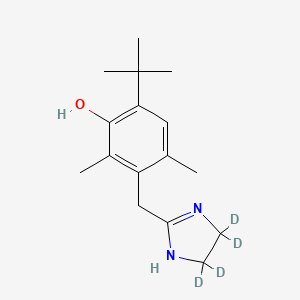 Chemical structure of Oxymetazoline-d4