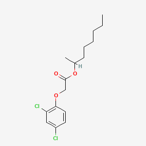 Chemical structure of Octan-2-yl (2,4-Dichlorophenoxy)acetate