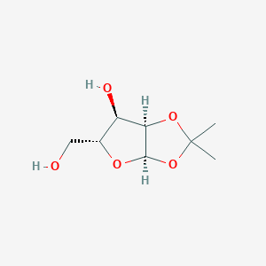 Chemical structure of 1,2-O-Isopropylidene-α-D-ribofuranose