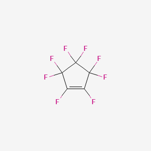 Chemical structure of Octafluorocyclopentene