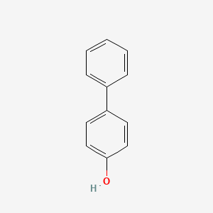 Chemical structure of 4-Phenylphenol