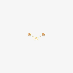 Chemical structure of Palladium bromide