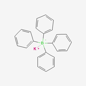 Chemical structure of Potassium tetraphenylborate