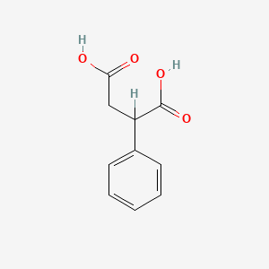 Chemical structure of Phenylsuccinic acid